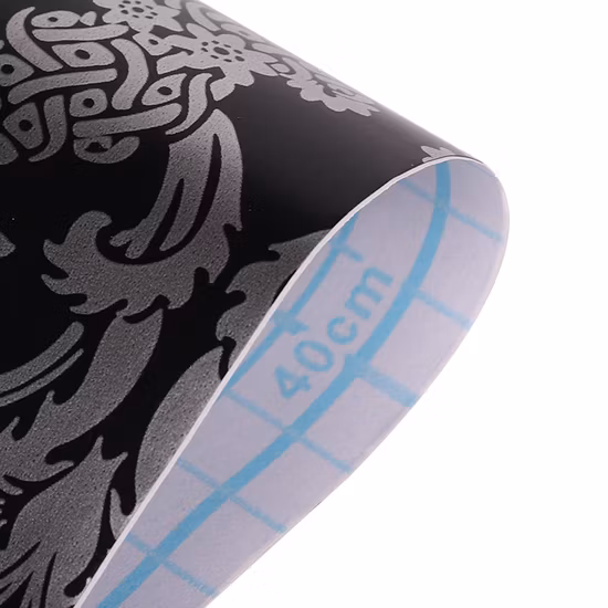 부엌 벽을 위한 고품질 반짝임 PVC 알루미늄 호일 벽지 스티커