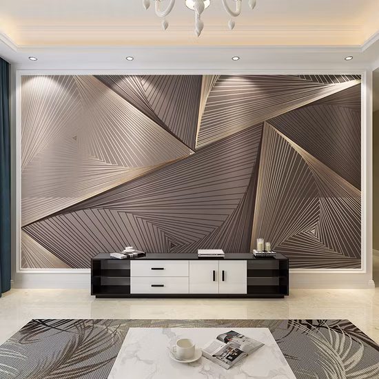 벽을 위한 침실 벽 스티커 비닐 PVC 자동 접착 벽지