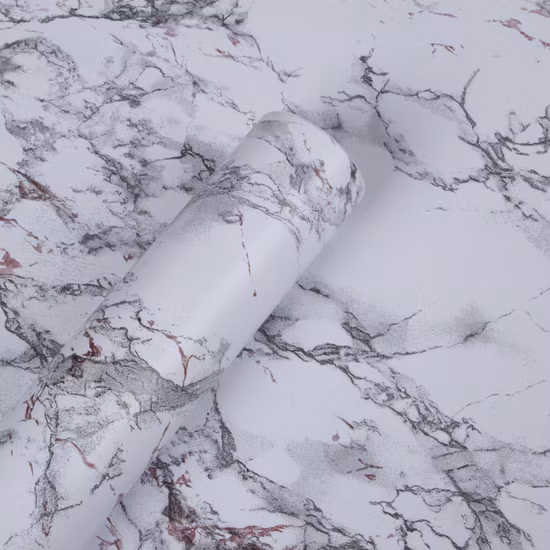 대리석 자체 접착 벽지 PVC 방수 벽지 홈 인테리어