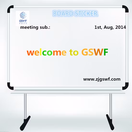 화이트보드 재표면용 건식 지우기 화이트보드 스티커(WF-WT)